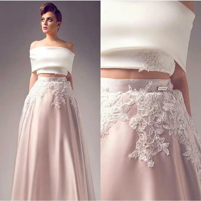 White Top Prom Dress