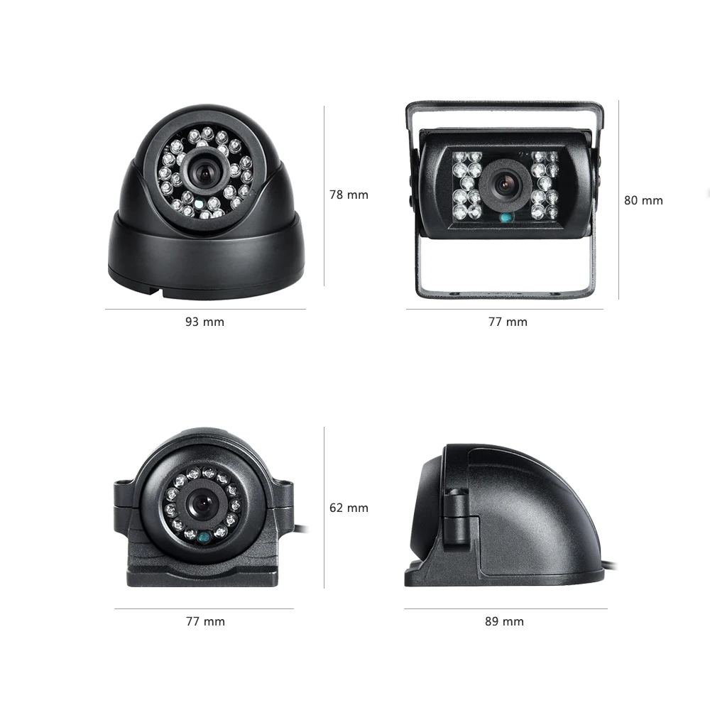 GISION 7 дюймов VGA монитор в реальном времени 8CH 4 г gps wifi 1080N MDVR комплект 6 шт. камера