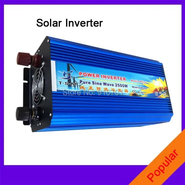 

DHL Or Fedex 2500W Pure Sine Wave Inverter 5000w peak For Wind and solar energy High Quality
