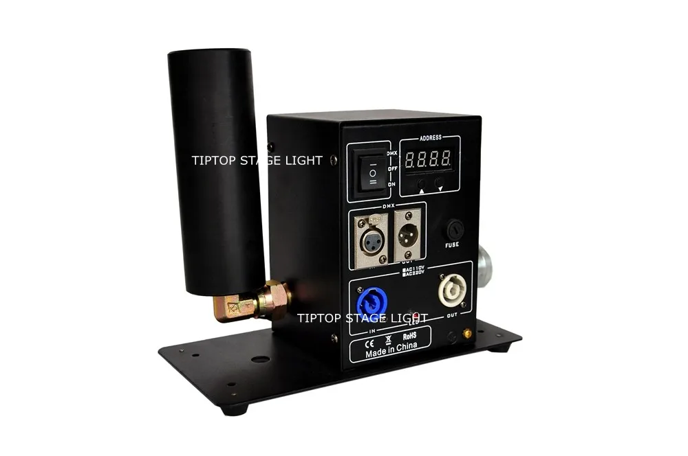 Tamanho do Bico Furo de Montagem Máquina de Jacto de Coluna Freeshipping 2 Co2 Xlot Mini Jato Canhão Porão Dmx Stage Co2 2ch Partido Canhão 5 machine nail