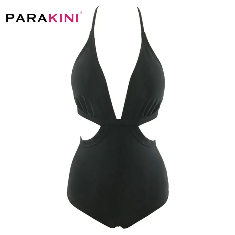 as model PARAKINI, новинка, сексуальный цельный купальник с глубоким v-образным вырезом, женский купальный костюм, одежда для плавания, одежда для плавания с высокой посадкой, бразильский Монокини, купальный костюм - Цвет: as model
