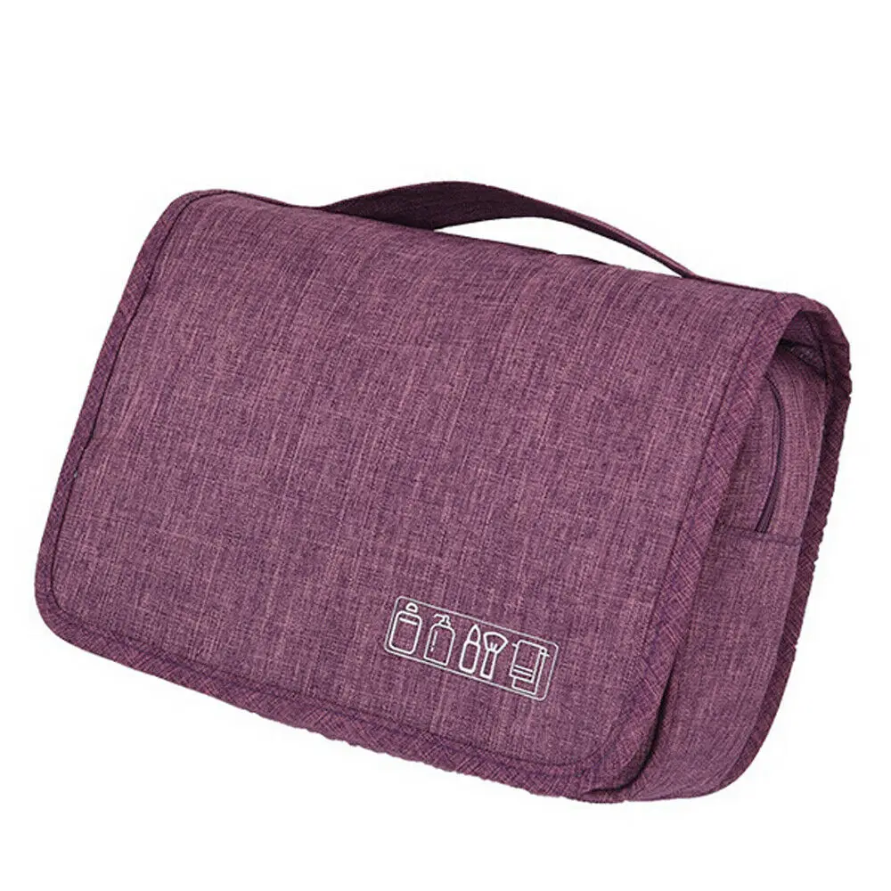 

Women Travel Hanging Toiletry Wash Bag Zipper Makeup Cosmetic Bag Case