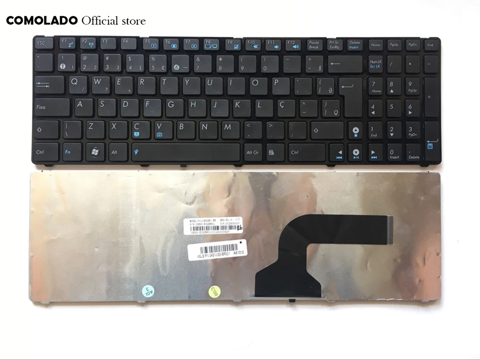 

BR Brazil Keyboard For Asus K52 K52F K52DE K52J K52N K52JC K52JE G60 G51 G53 K53S G72J G72JH G73 Laptop Keyboard BR LAYOUT