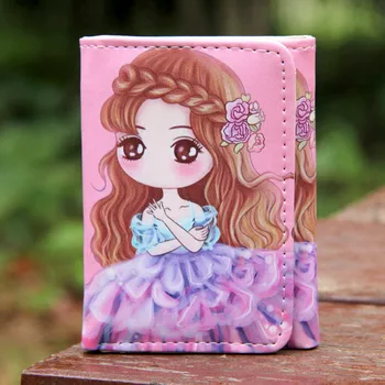 

children cute wallet small zipper girl wallet brand designed pu leather women coin purse female card holder wallet billetera