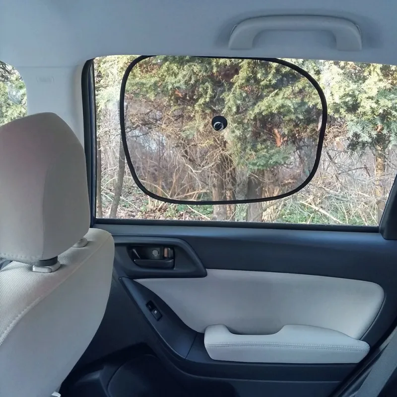 

2019 2Pcs Car Window Cover Sunshade Curtain UV Protection Shield Sun Shade Visor Mesh Solar Mosquito Dust Protection
