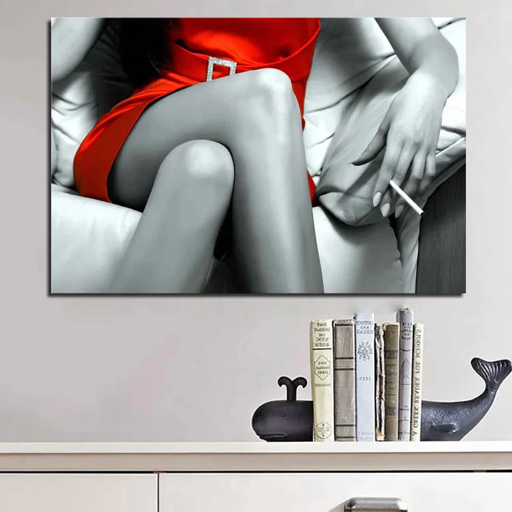 Sexy women canvas art wall picture (1)