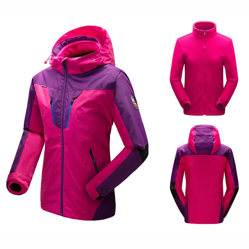 Женская зимняя Лыжная куртка 3 в 1 с защитой от ветра|brand ski jacket|jacket brandwaterproof windproof |