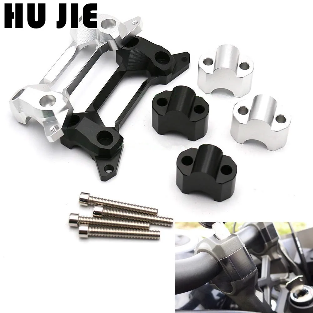 Motorcycle Accessories Handle Bar Clamp Raised Extend Handlebar Mount