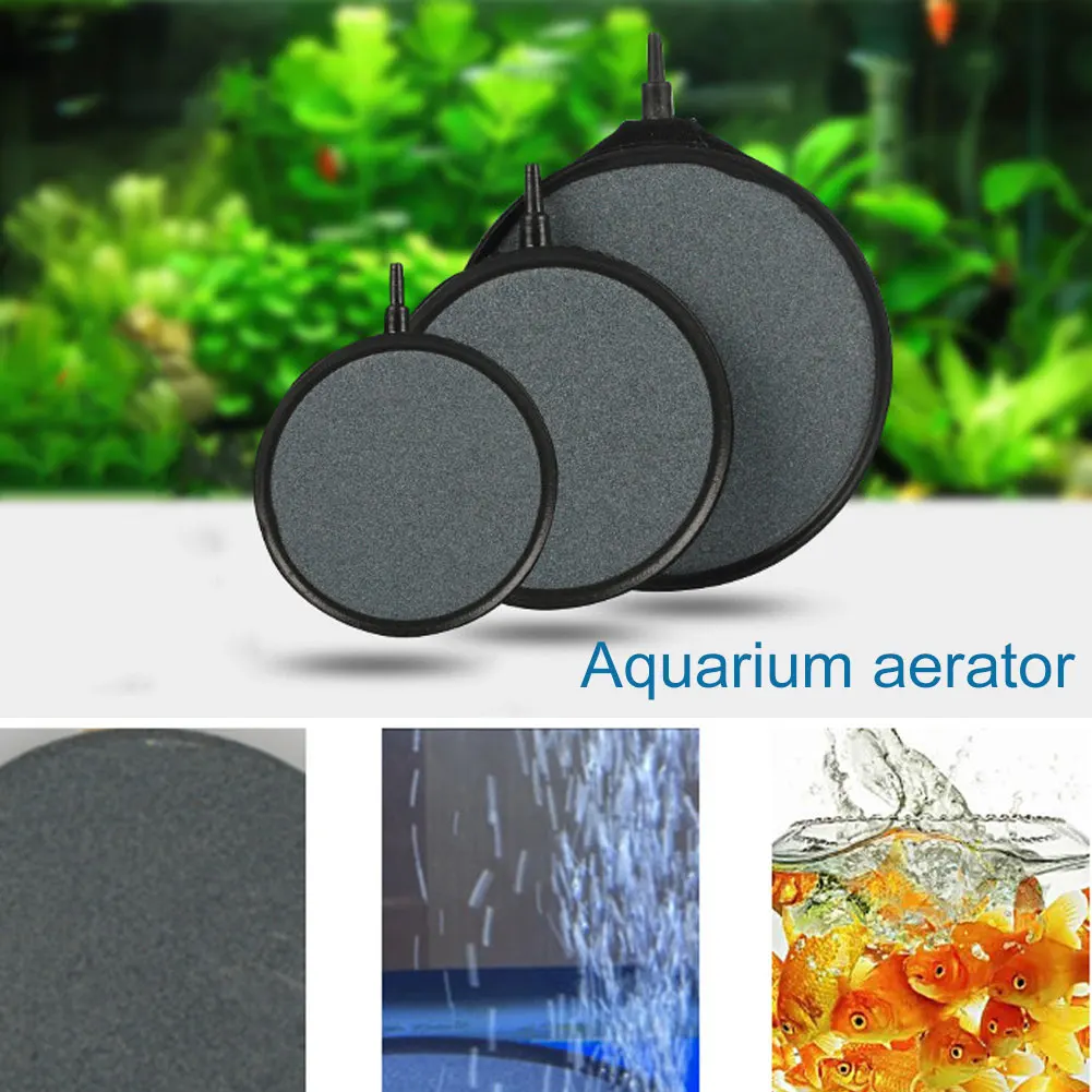 

2Pcs Fish Tank Air Stone Oxygen Bubble Disk Oxygen Pump for Aquarium Pond WXV Sale