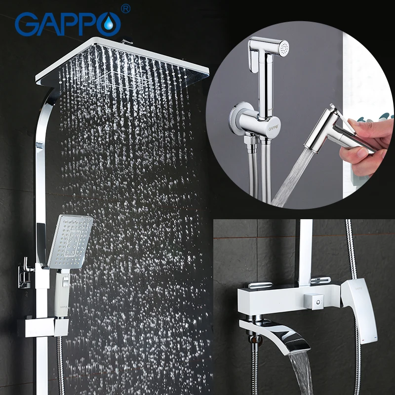 

GAPPO Shower Faucets bathroom mixer bathtub tap mixer bidet faucet handheld bidet spray muslim shower toilet shower system