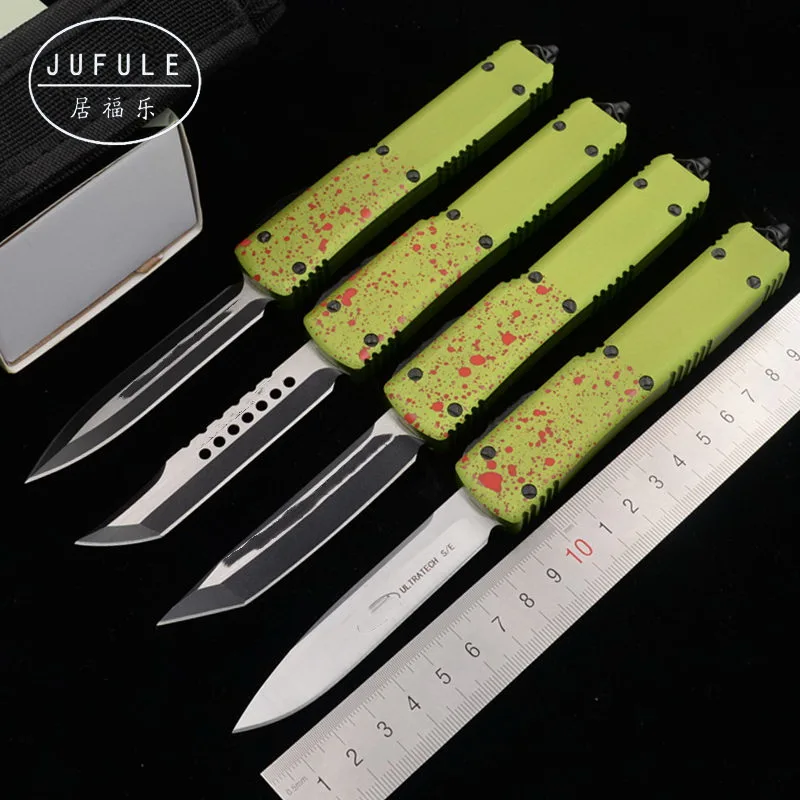 

JUFULE Made Ultratech Zombie tech D2 blade aluminum handle camping survival outdoor EDC hunt Tactical tool dinner kitchen knife