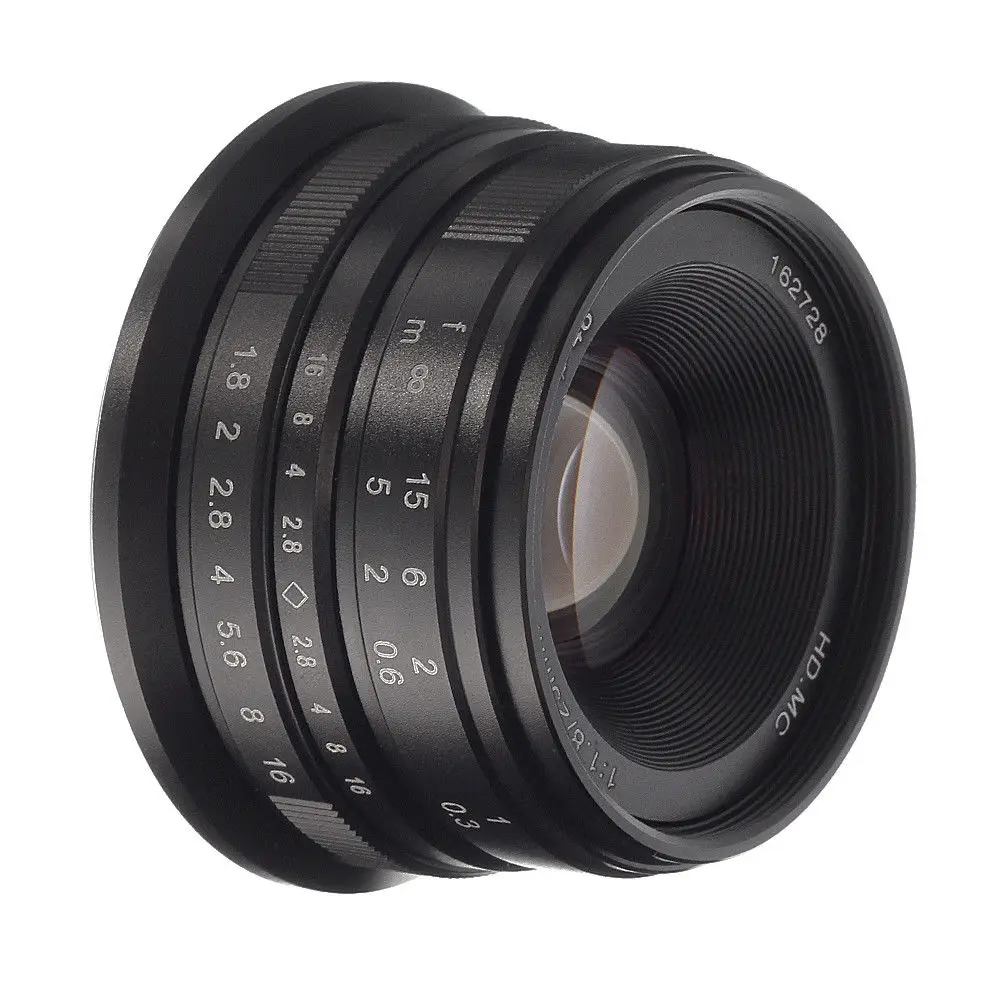 25 мм F/1 8 Prime объектив с ручной фокусировкой MF для Fujifilm Fuji X|Объективы