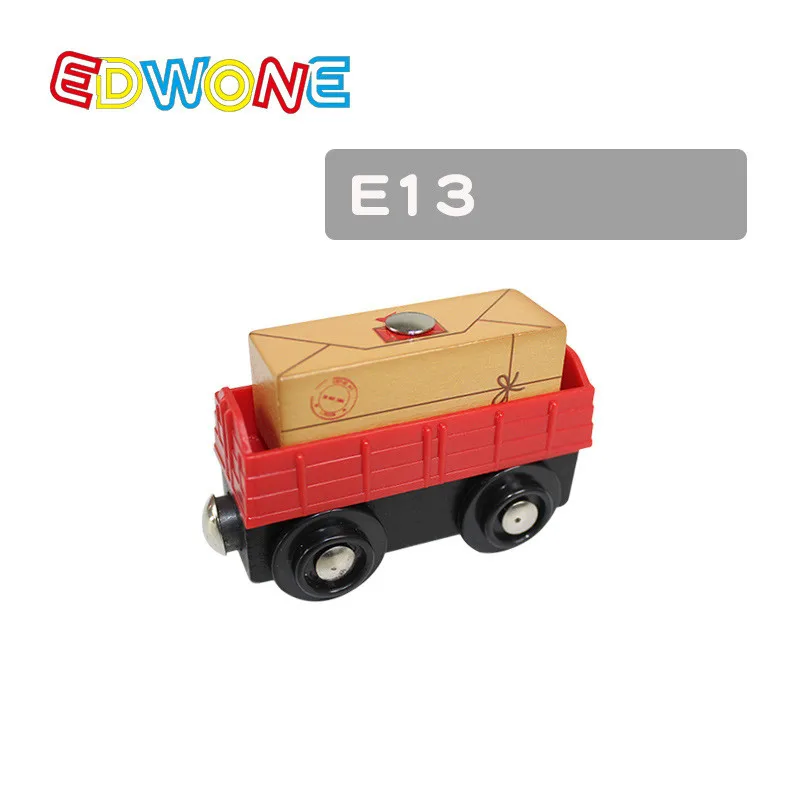 EDWONE-All Crane Track One Set Move Crane Tender деревянный поезд коллекционная игрушка железная дорога аксессуары для Thomas Brio - Цвет: E13