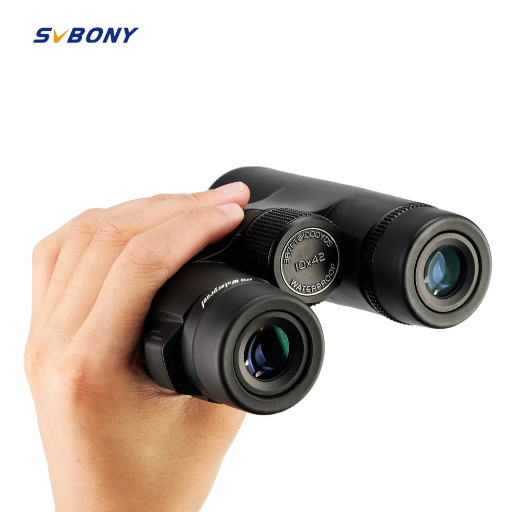 

SVBONY 10x42 Powerful Binoculars BAK4 Roof Prism SV47 HD Telescope Vision Waterproof Long Range High Power for Hunting F9340D