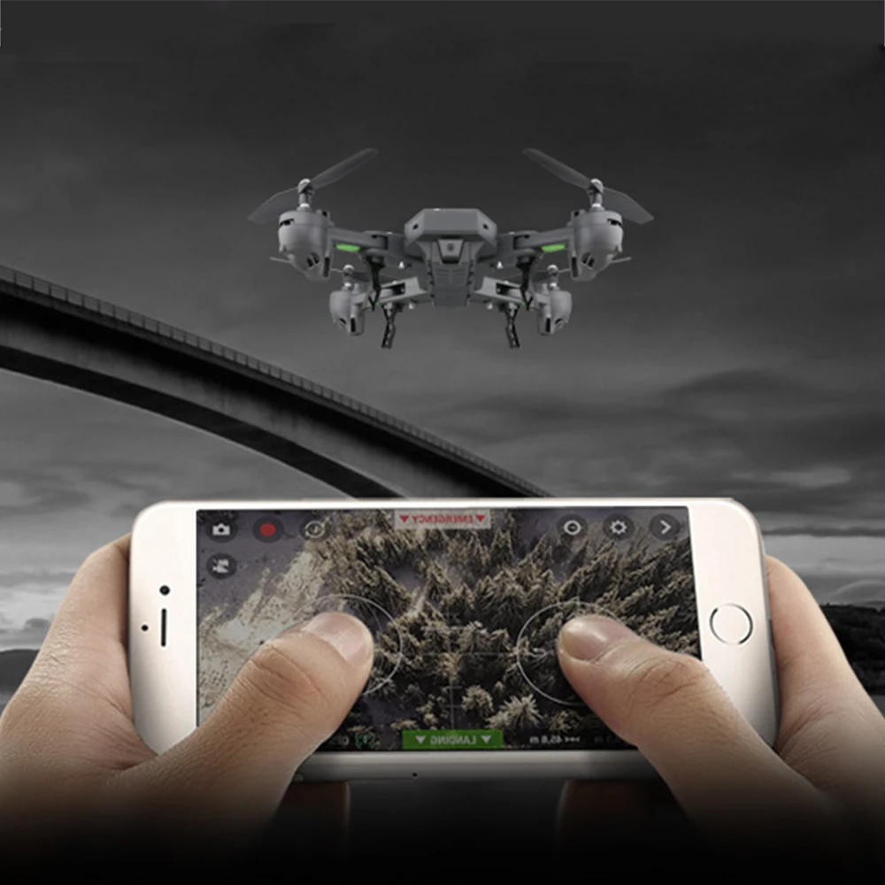 Мини Дрон для селфи 8807 Вт с камерой Wi Fi FPV складной Радиоуправляемый квадрокоптер