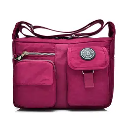 Женская сумка через плечо Повседневная одинарная сумка на плечо водостойкая качественная женская сумка-мессенджер дизайнерские сумки Bolsa