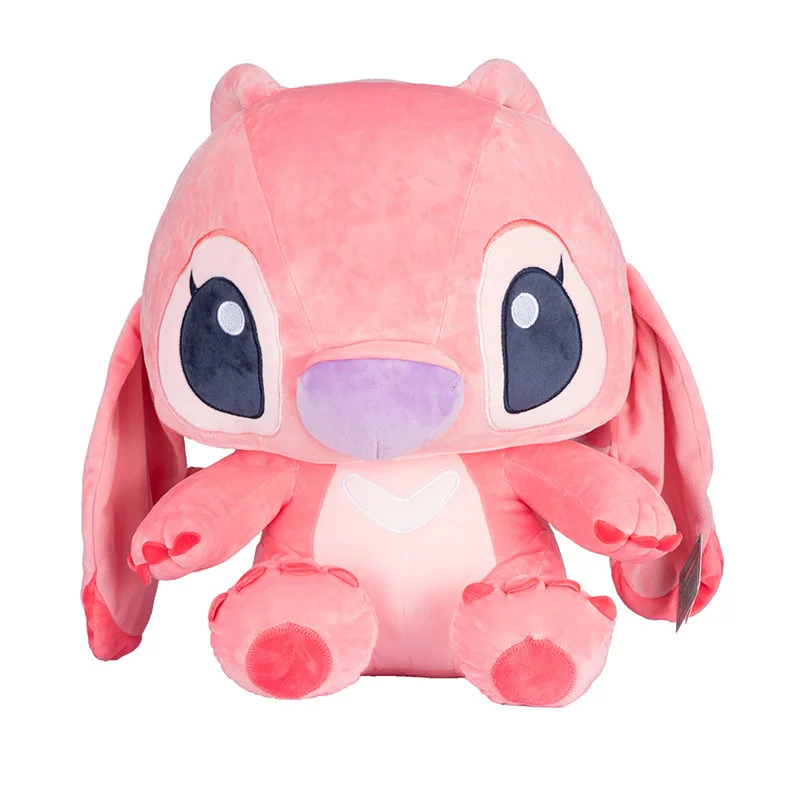 pink stitch stuffed animal