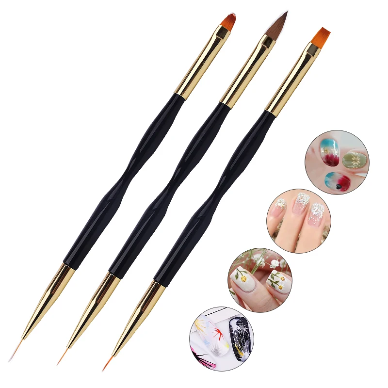 5pcs/Set Two Way Nail Art Dotting Pen Embossing Stylus For DIY