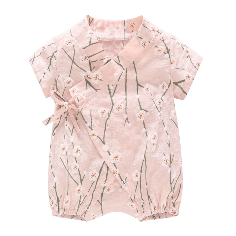 2018 japonés lindo niños ropa de bebé pantalones de algodón Kimono verano bebé niños y niñas ropa niño bebe de Playwear 2018 japonés lindo niños ropa de bebé pantalones de algodón Kimono verano bebé niños y niñas ropa niño bebe de Playwear