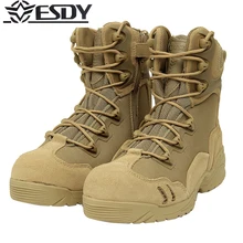 Высокое качество; коллекция года; уличные военные ботинки-дезерты; ESDY; горные треккинговые ботинки; износостойкие военные ударные ботинки для мужчин