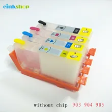 Einkshop 903XL 904 сменный картридж для hp 903 904 905 OfficeJet 6950 Pro 6960 принтер без чипа