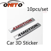 Автомобильный Стайлинг 10 шт./компл. 4 Движения эмблема-наклейка на автомобиль ABS Хромированная наклейка с эмблемой автомобиля значок наклейка 3D наклейка