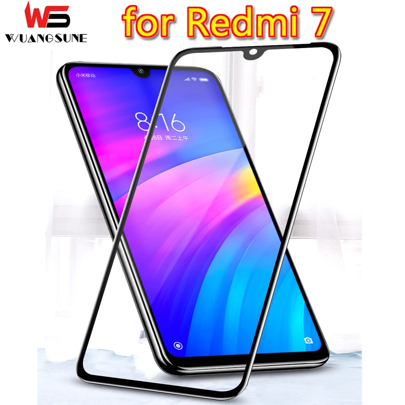 

For Xiaomi Redmi 7 Tempered Glass Screen Protector Film Full Glue Cover For Xiaomi Redmi 7 6.26inch mobile phone Protective Film