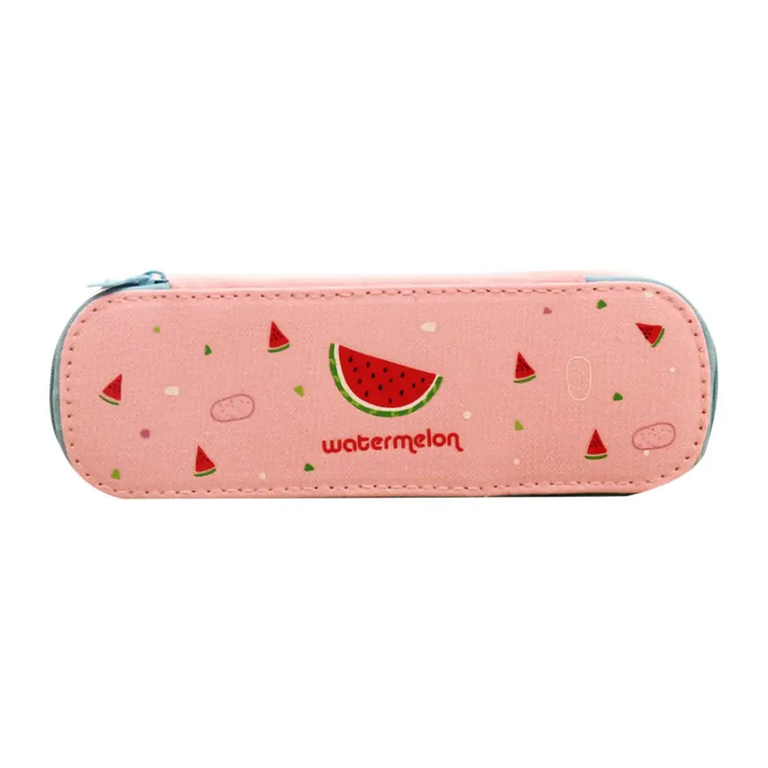 Primary School Pencil Holder Stationery Canvas Stationery Bag Large Capacity Pencil Case Kindergarten Gift Pencil Bag Pink