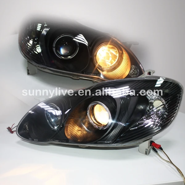 

For TOYOTA Corolla Altis LED Angel Eyes head lamp 2005-2007 year JY