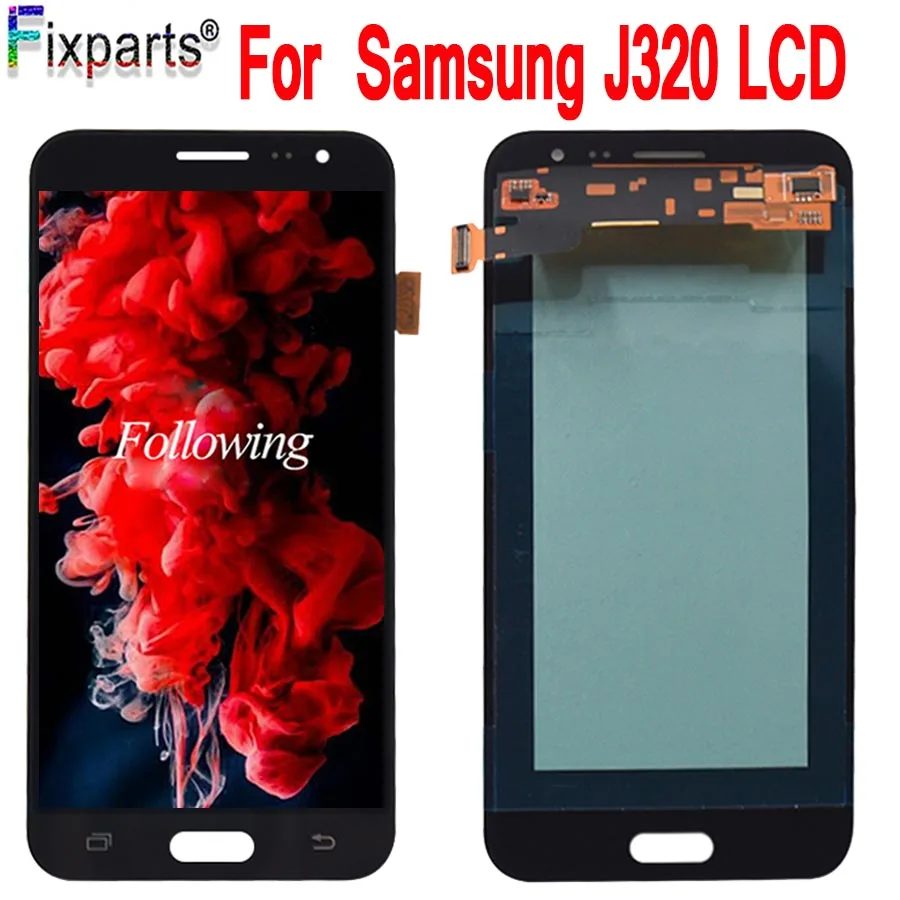 

For SAMSUNG GALAXY J3 2016 J320 LCD Display + J320F J320M J320FN Touch Screen Digitizer Assembly 5.0" For Samsung J320 LCD