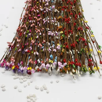 

New 40CM 50PCS high quality artificial wreath flowers small berries rattan wreaths DIY party wedding banquet decoration