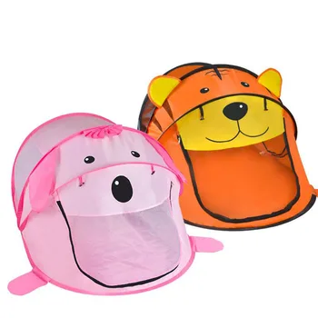 

Toy Tents For Kids Play House Ball Pool Pit Foldable Folding Indoor Outdoor Cartoon Tiger Animal Tent Toys For Children Baby