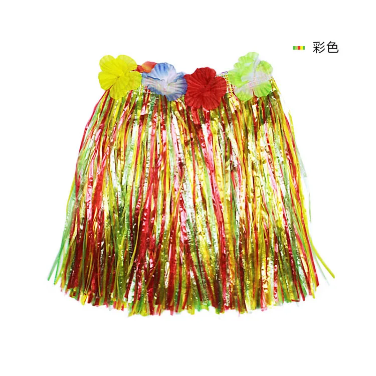 30 см-80 см, женские юбки из пластикового волокна для танцев, Юбка Хула, Гавайские костюмы, детские костюмы для сцены, праздничные вечерние платья