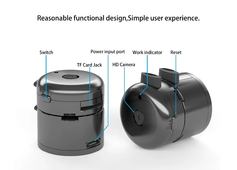 FMini wifi камера 720 P ночного видения инфракрасная ip CCTV P2P видеокамера широкий угол 140