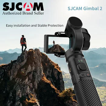 

2019 New Bluetooth Handheld Gimbal Stabilizer SJ-Gimbal 2 3 Axis Rolling Angle 320 degree for SJCAM Action Camera