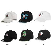 Унисекс мультфильм ретро бейсболка охотничий Снайпер папа шляпа изогнутая Вышивка