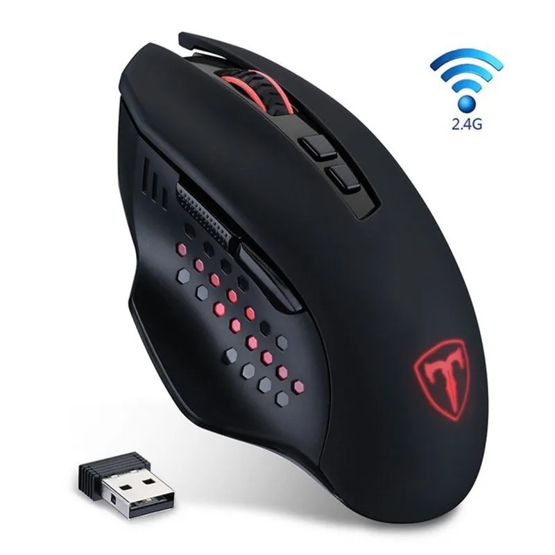 

2.4GHz 4800DPI Wireless Gaming Mouse 7 Buttons LED Optical Mouse Gamer Ergonomic Computer Game Mice USB Receiver For PC Laptop