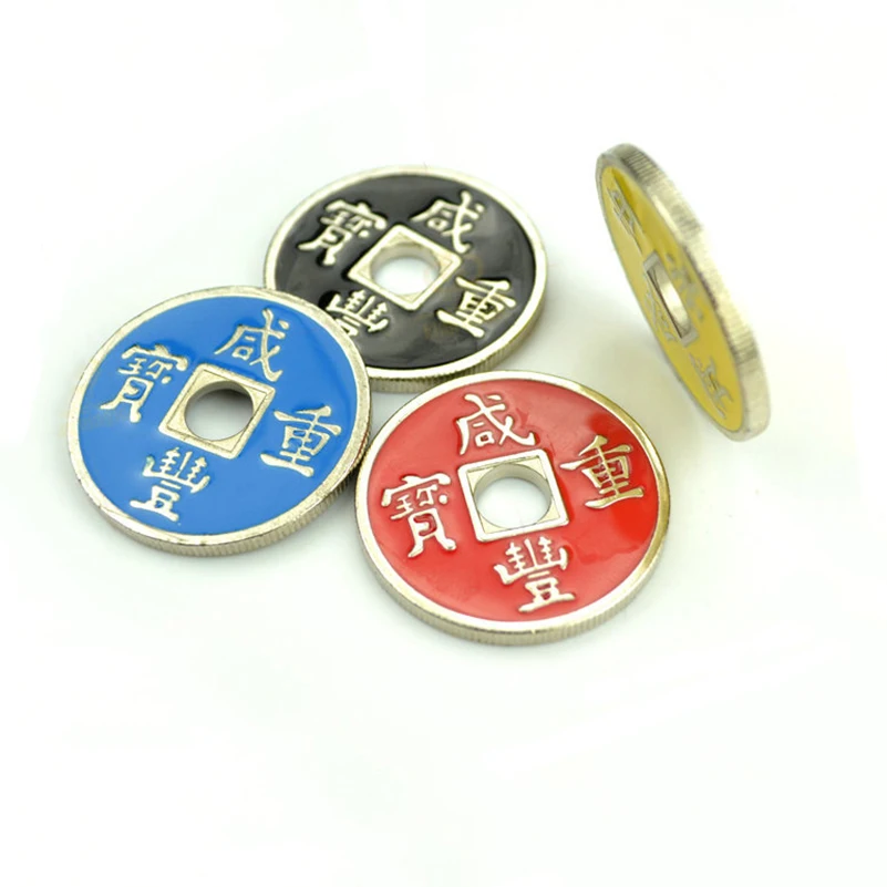 

Chinese Coin Magic Tricks 4 coins/set Ancient Coin King Magic Coin Magic Props Gimmick Close Up Mentalism