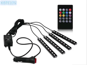 

HOT Car LED Refitting accessories Car Interior Decorative Atmosphere Floor Light for Audi a4 a3 q5 q7 a5 b6 b8 a6 c5 b7 c6