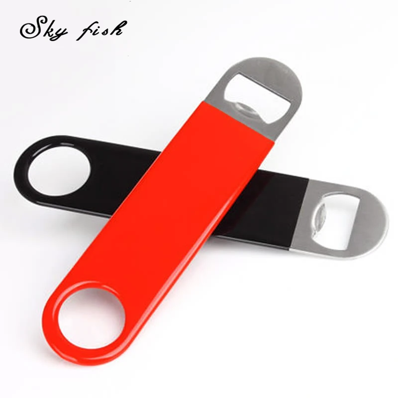 Stainless Steel Double end Bottle Opener Beer Wine Opener Bar blade