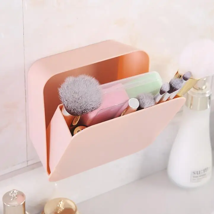 

Bathroom Waterproof Storage Box Creative Switch Plastic Storage Box Wall Cosmetic Sort Out Box Sundries Organizer