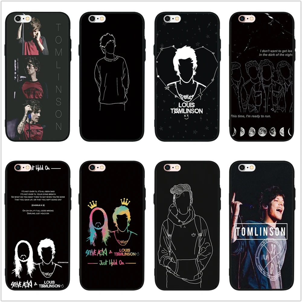 FATPERSON One Direction Louis Tomlinson MISS YOU art design Phone case cover For iphone X 10 8 7 Plus SE 5 5S 6S 6 Plus
