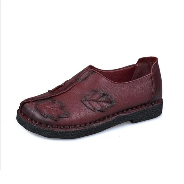 Belles Femmes Véritable Chaussures En Automne Cuir 8n0Z5q8wrx