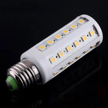 

50pcs/lot lampada led lamp 220V 110V 44 SMD5050 e27 led corn light bulb spotlight 9W warm/pure white