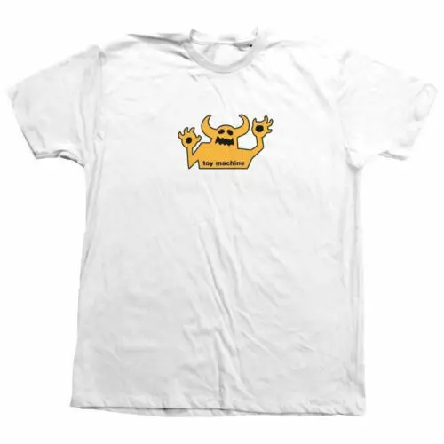 

Toy Machine Skateboard Shirt OG Monster White New Arrival Male Tees Casual Boy T-Shirt Tops Discounts 2019 Latest