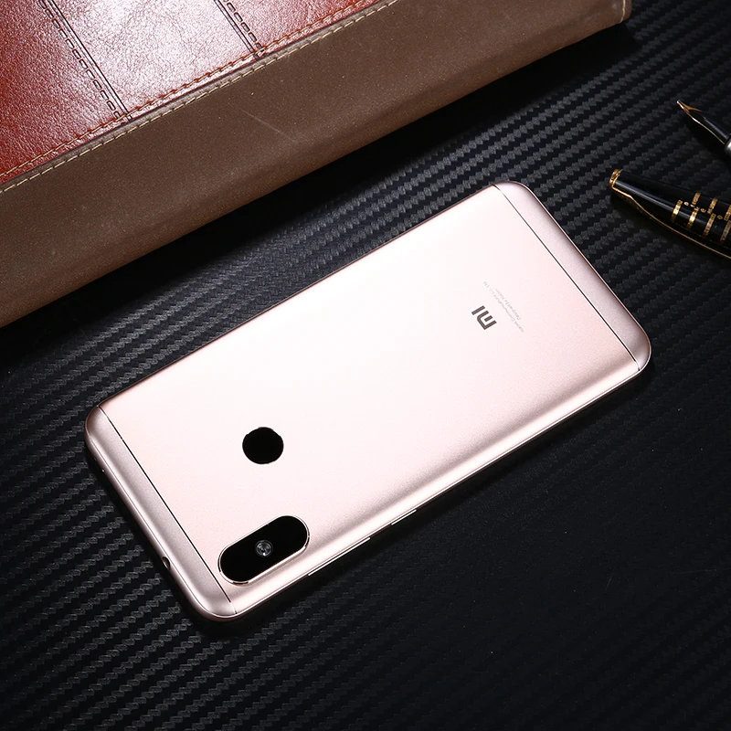 Mi A2lite корпус батареи Чехол для Xiaomi mi A2 Lite задняя крышка Запасные части кнопки громкости питания+ объектив камеры