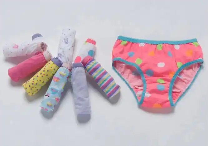 2016 г. Новинка, распродажа, Calcinha Infantil, детское нижнее белье для девочек короткие трусики короткие детские трусы с цветочным рисунком, 100% хлопок, 12 шт./лот, D2 - изображение