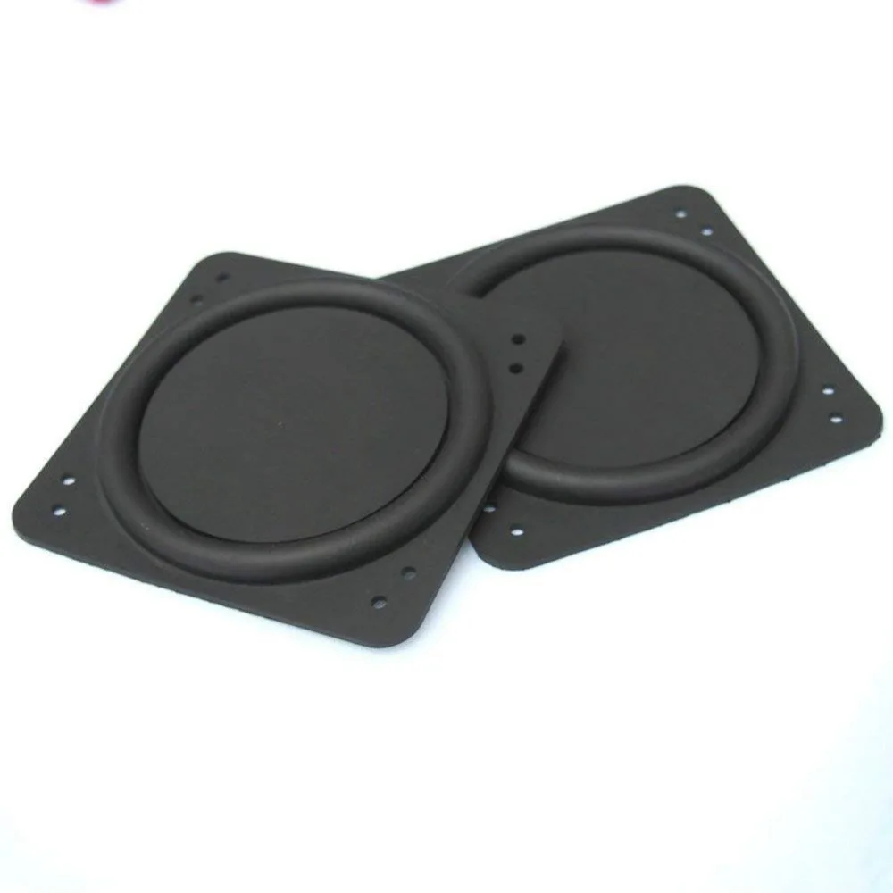 2pcs 3 Inches 75x75mm Rubber Vibrating Plate DIY, Speaker Radiator Bass