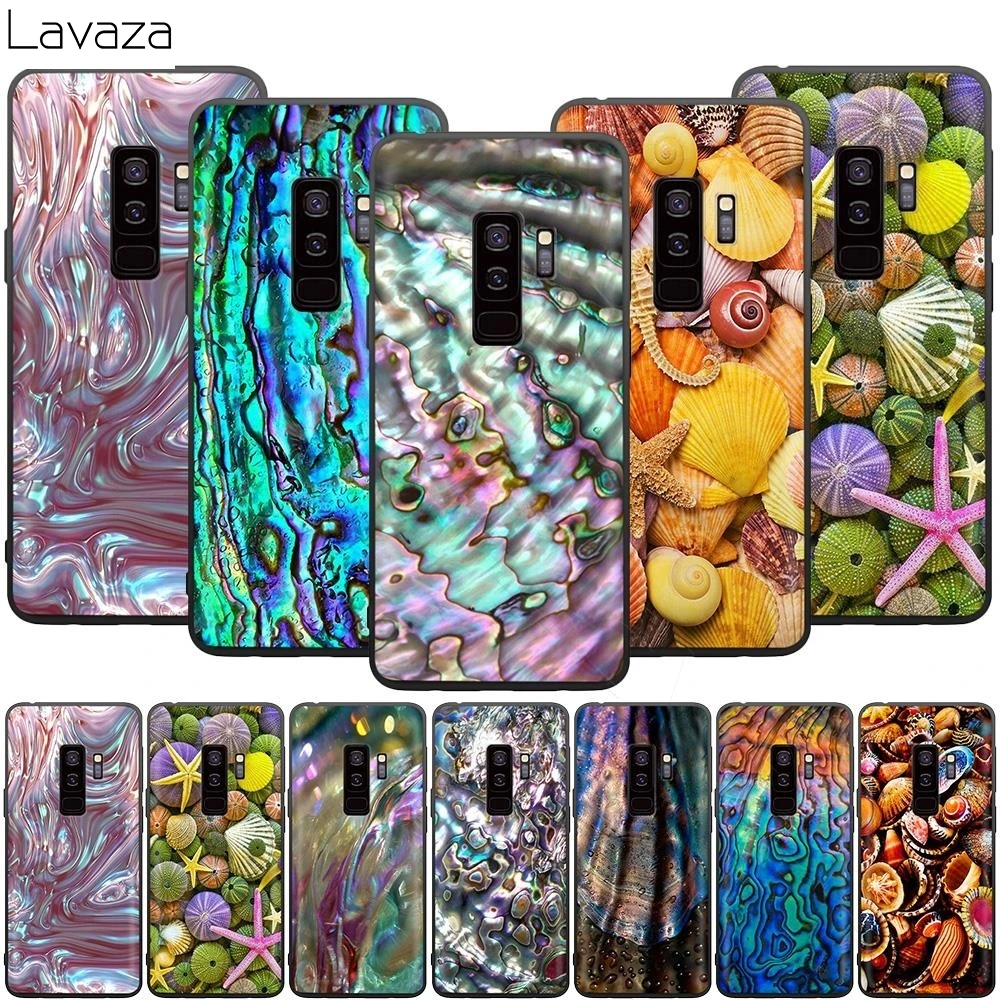 

Lavaza Colorful Abalone Sea Shell Case for Samsung Galaxy J6 A9 A8 A7 A70 A6 A5 A50 A40 A30 A3 A10 2018