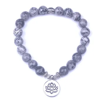 Bracelet Bouddhiste Homme Fleur de lotus